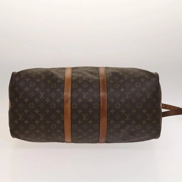 LOUIS VUITTON Monogram Keepall Bandouliere 55 Boston Bag M41414 LV Auth 138728 - Picture 7 of 16